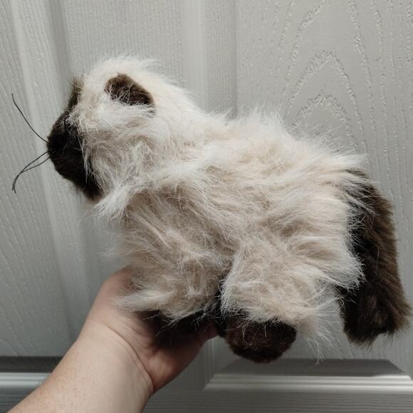 Ganz Webkinz Himalayan Cat Cream Brown Plush Stuffed Animal Kitty NO CODE - Picture 5 of 8